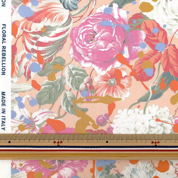 【数量5から】 生地 『リバティ・ファブリックス タナローン パンク・ポゥジー 36361035-26BU』 Liberty Japan リバティジャパン