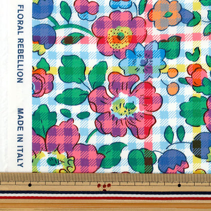 【数量5から】 生地 『リバティ・ファブリックス タナローン ベッツィ・チェック 36361039-26BU』 Liberty Japan リバティジャパン