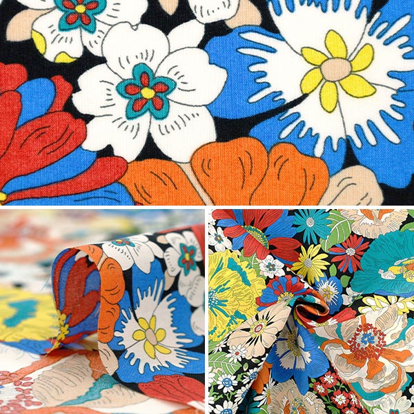 【数量5から】 生地 『リバティ・ファブリックス タナローン サマーズ・イン・ザ・サン 36361041-26AU』 Liberty Japan リバティジャパン