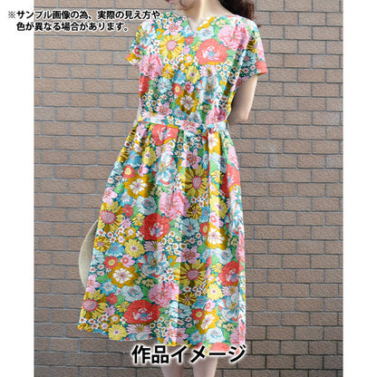 【数量5から】 生地 『リバティ・ファブリックス タナローン サマーズ・イン・ザ・サン 36361041-26BU』 Liberty Japan リバティジャパン