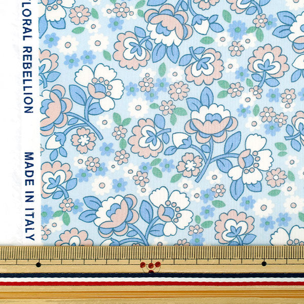 【数量5から】 生地 『リバティ・ファブリックス タナローン ダンシング・ポゥジーズ 36361048-26BU』 Liberty Japan リバティジャパン