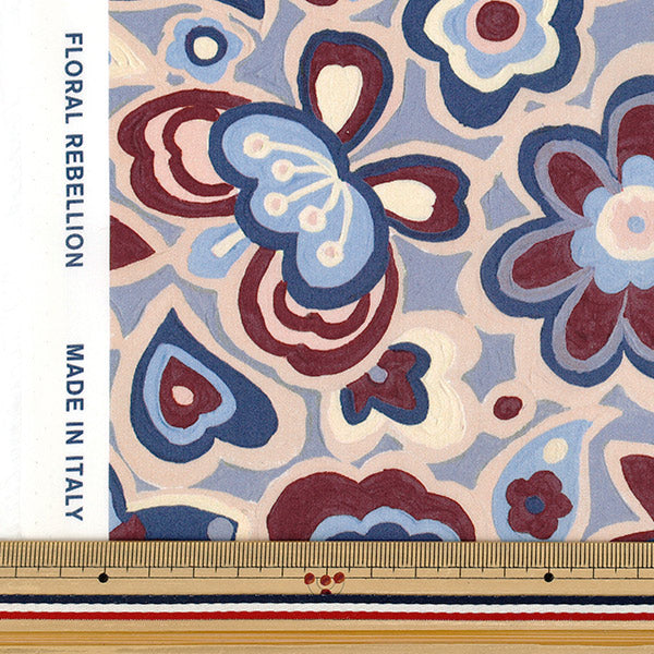 【数量5から】 生地 『リバティ・ファブリックス タナローン ピース・アンド・ラブ 36361049-26BU』 Liberty Japan リバティジャパン