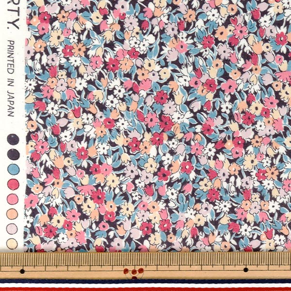 [数量5起] 织物 “Liberty Fabrics 真棉 Leslie 的 LB-6100-1A" Liberty Japan