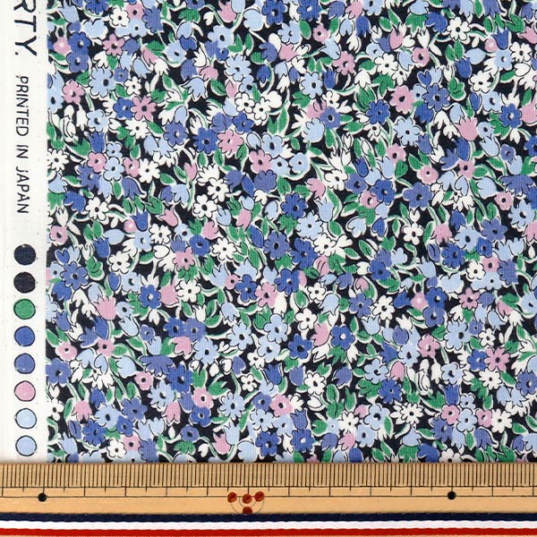 [数量5起] 织物 “Liberty Fabrics 真棉 Leslie 的 LB-6100-1D" Liberty Japan