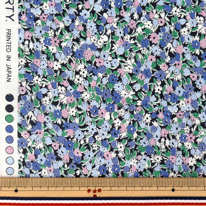 [数量5起] 织物 “Liberty Fabrics 真棉 Leslie 的 LB-6100-1D" Liberty Japan