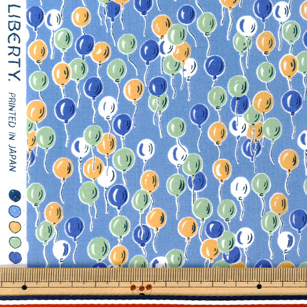 [Cantidad desde 5] Tela "Liberty Fabrics Globos de algodón verdadero LB-6100-5B" Liberty Japan