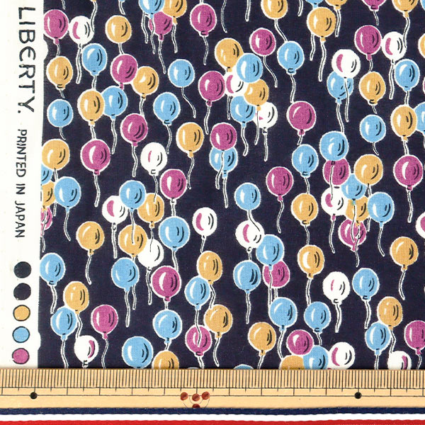 [Quantità da 5] Tessuto "Palloncini in vero cotone Liberty Fabrics LB-6100-5C" Liberty Japan