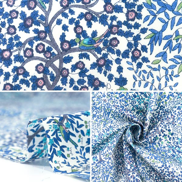 [Cantidad desde 5] Tela "Liberty Fabrics Algodón verdadero Jess & Gene LB-6100-11D" Liberty Japan