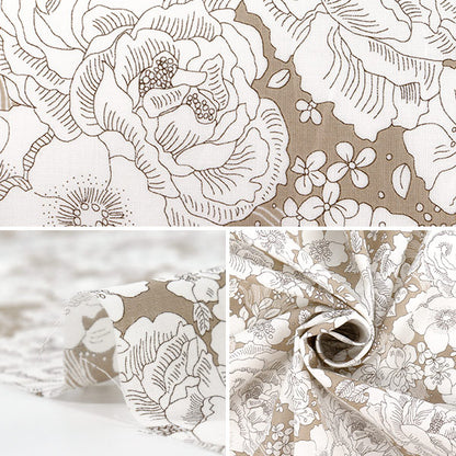 【数量5から】 生地 『リバティ・ファブリックス トゥルーコットン アメリーズ・ローズ&ガーデン LB-6110-6A』 Liberty Japan リバティジャパン