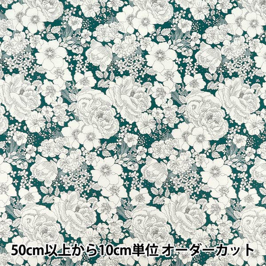 [Quantità da 5] Tessuto "Tessuti Liberty Vero cotone Amelie's Rose & Garden LB-6110-6C" Liberty Japan