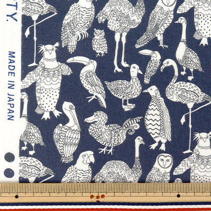 [Quantity from 5] Fabric "Liberty Fabrics True Cotton Beak to Beak LB-6110-7D" Liberty Japan