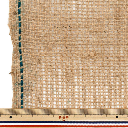 [Cantidad a partir de 5] Tela "Jute Kinari Brown 118-08-001-002"