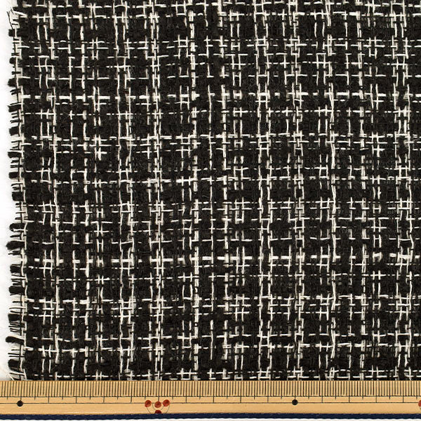 Tela "EleganteTweed cortada Tela Aprox. 70 cm x 50 cm C-FT26-BK"