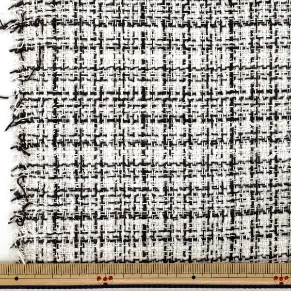 Stoff "FancyTweed Stoffstück Ca. 70 cm x 50 cm C-FT26-WH"