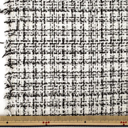 Stoff "FancyTweed Stoffstück Ca. 70 cm x 50 cm C-FT26-WH"