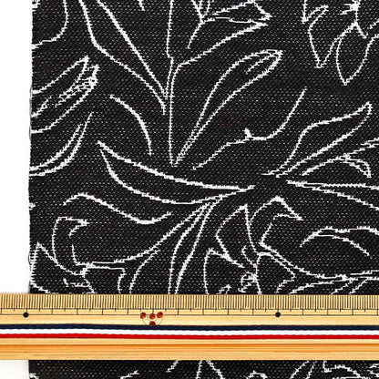 [Quantité à partir de 5] Tissu "Gobelin Lily Black GOB-LILY-BK”