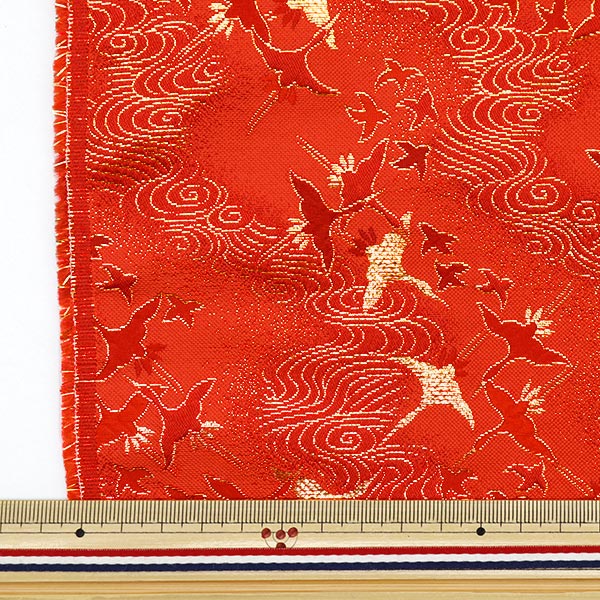 数量5から】 生地 『金襴 三丁サビ 赤 230-8550-10』 – Yuzawaya