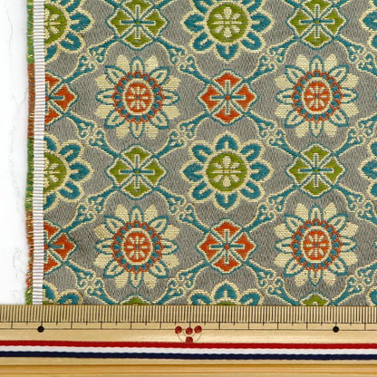 [Quantity starting from 5] Fabric 『Gold Brocade Juju Sancho Green 2-575"