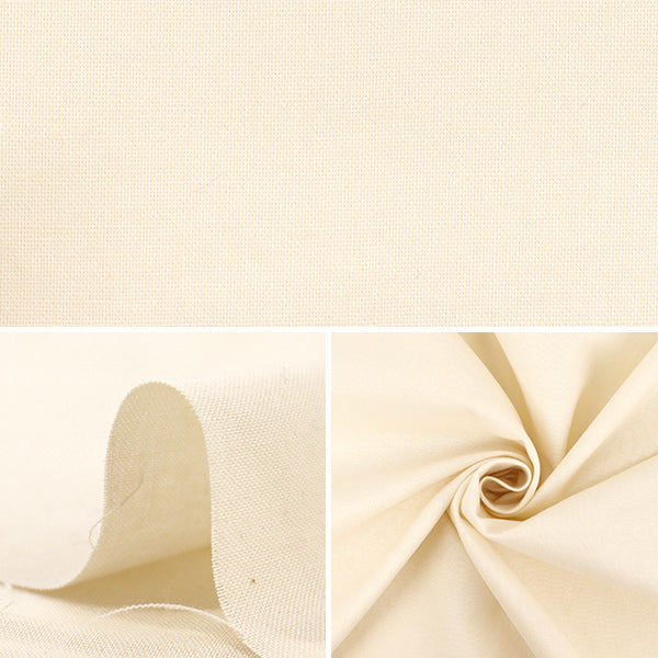 [Quantity starting from 5] Fabric "Cotton Peach Brushed Cream COPI24-CR"