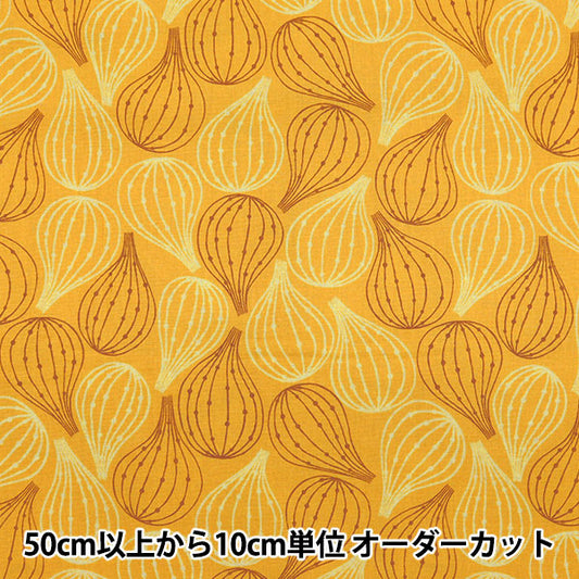 【数量5から】 生地 『TAYUTOU 綿麻シーチング FIG イエロー EKX-5120-3B』 KOKKA コッカ
