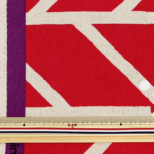 [Quantità a partire da 5] Tessuto "ECHINO BANANA BANANA LINO DI LINO DI LINO DELLA CANVA EKX97400A" KOKKA