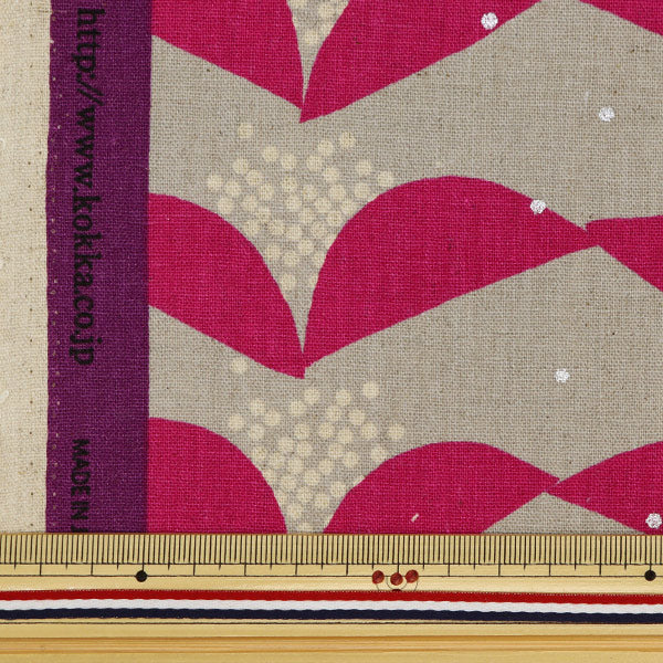 [Quantité à partir de 5] Tissu "Echino tsubaki coton toile en lin natural ekx97400-401b" KOKKA