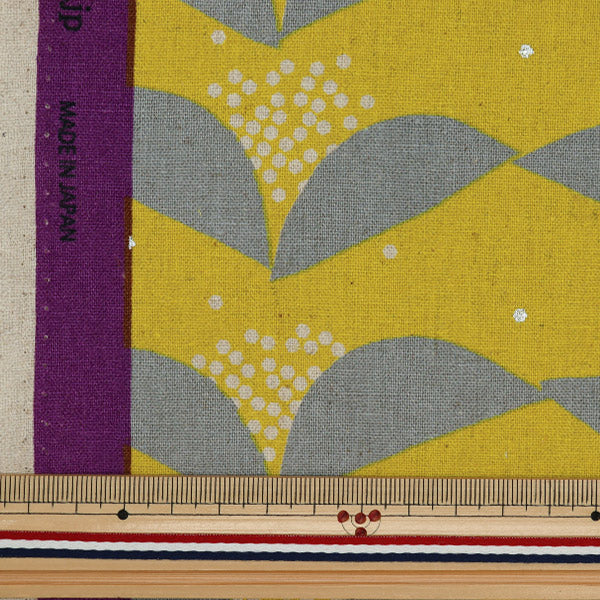 [Quantità a partire da 5] Tessuto "tela di lino in cotone di cotone Tsubaki ECHino EKX97400-401D" KOKKA