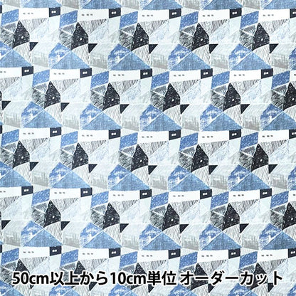 【数量5から】 生地 『KESHIKI 綿麻キャンバス 住宅街 EWX-4000-1D』 KOKKA コッカ