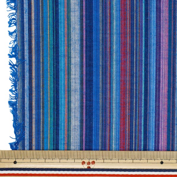 [Cantidad a partir de 5] Tela "Stripe Ram-ST18921 teñido de Yar"