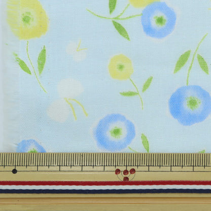 【数量5から】 生地 『Wガーゼ 水彩タッチ AP21910-1D』