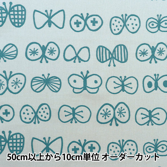 [Количество, начиная с 5] Ткань 『Оксфорд Nordic Pattern Mizuiro AP31903-1D"