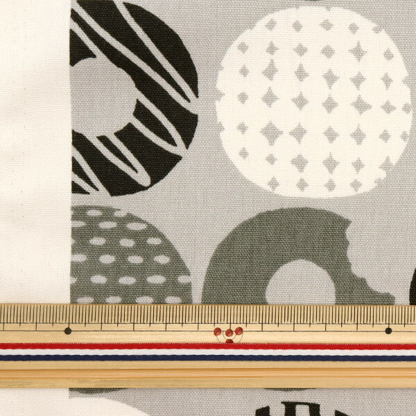 [Cantidad a partir de 5] Tela 『Oxford Patrón nórdico Gray AP31903-3E"