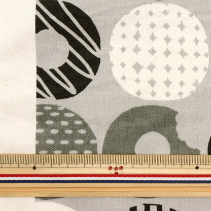 [Cantidad a partir de 5] Tela 『Oxford Patrón nórdico Gray AP31903-3E"