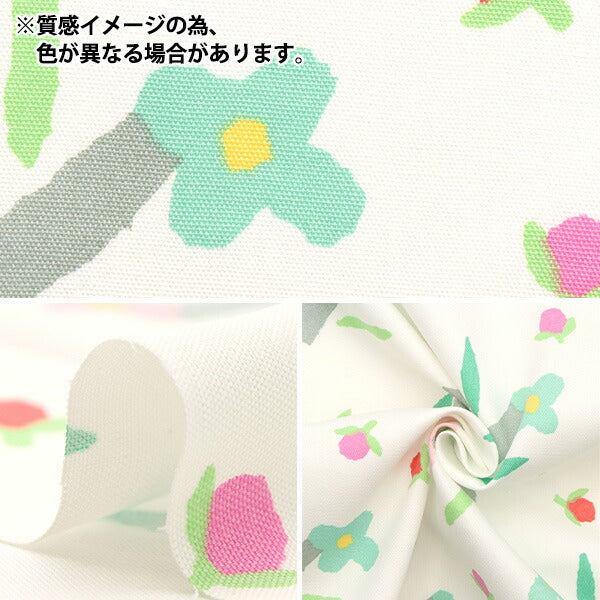 [Cantidad a partir de 5] Tela 『Oxford Bosque escandinavo Wildflowers Blue AP31703-1e"