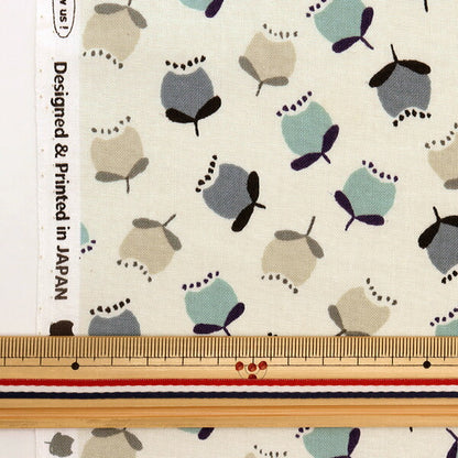 [Cantidad a partir de 5] Tela 『láminas Pigmy World Floral Grey AP31702-3E"