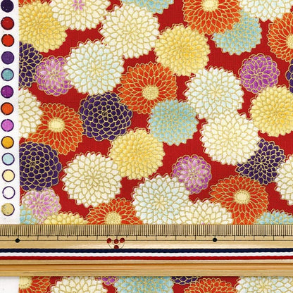 [الكمية تبدأ من 5] الأقمشة 『الأغطية نمط ياباني بريق أحمر AP32701-2C"