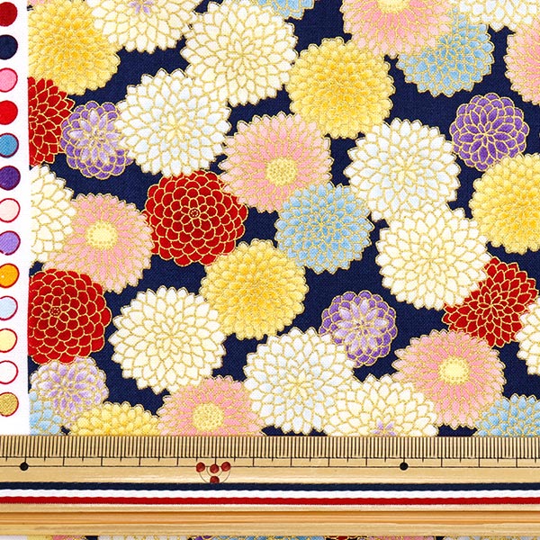 [الكمية تبدأ من 5] الأقمشة 『الأغطية نمط ياباني بريق البحرية AP32701-2d"