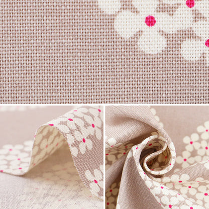 [Quantité à partir de 5] Tissu "Uhayako Cloth No. 10 Toile Motif Hortensia UP5553-G Gris Perle" COTTON KOBAYASHI