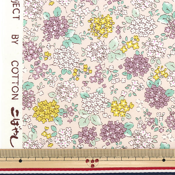 [Quantity from 5] Fabric "Broad floret KTS6735-E" COTTON KOBAYASHI