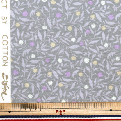 [Quantity starting from 5] Fabric "Broad Rose Pattern Blue KTS6749-D" COTTON KOBAYASH Cotton Kobayashi Textile