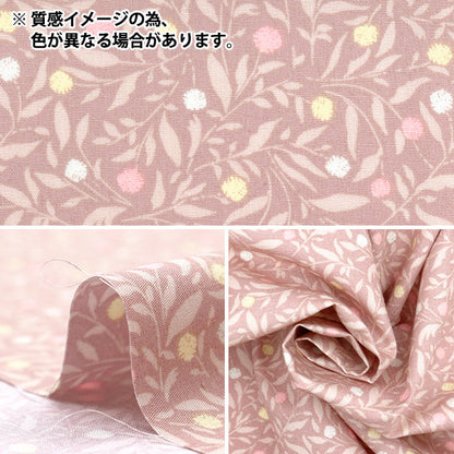 [Quantity starting from 5] Fabric "Broad Rose Pattern Blue KTS6749-D" COTTON KOBAYASH Cotton Kobayashi Textile