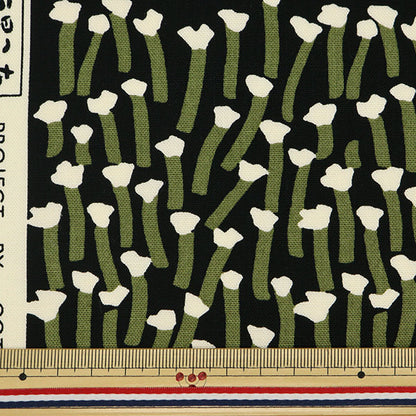 【数量5から】 生地 『う早この布 10番キャンバス カラー花 ナチュラル UP5797-C』 COTTON KOBAYASHI コットンこばやし 小林繊維