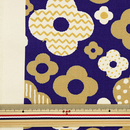 【数量5から】 生地 『う早この布 10番キャンバス クッキー ブルー系 UP5831-C』 COTTON KOBAYASHI コットンこばやし 小林繊維