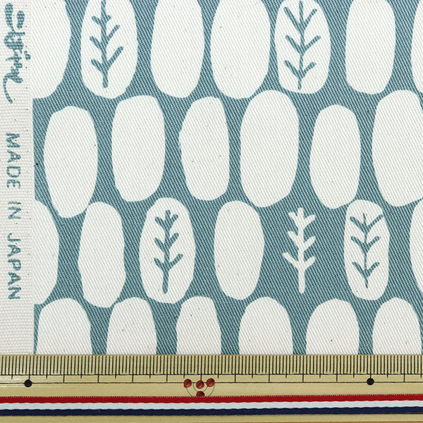 【数量5から】 生地 『ツイル finger forest グリーングレー KTS-6811-B』 COTTON KOBAYASHI コットンこばやし 小林繊維