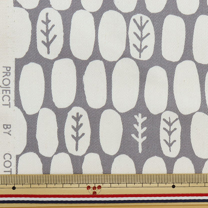 【数量5から】 生地 『ツイル finger forest グレー KTS-6811-C』 COTTON KOBAYASHI コットンこばやし 小林繊維