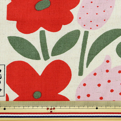 【数量5から】 生地 『う早この布 綿麻キャンバス キプロス レッド×パープル UP5825-B』 COTTON KOBAYASHI コットンこばやし 小林繊維
