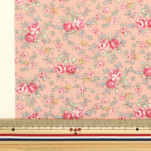 [Quantity from 5] Fabric "Broad small flower pattern pink KTS6813-A" COTTON KOBAYASH Kobayashi Textile