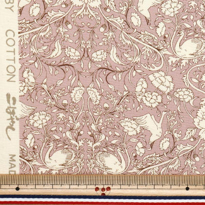 [Quantity starting from 5] Fabric "Broad floral pink KTS6955-A" COTTON KOBAYASH Cotton Kobayashi Textile