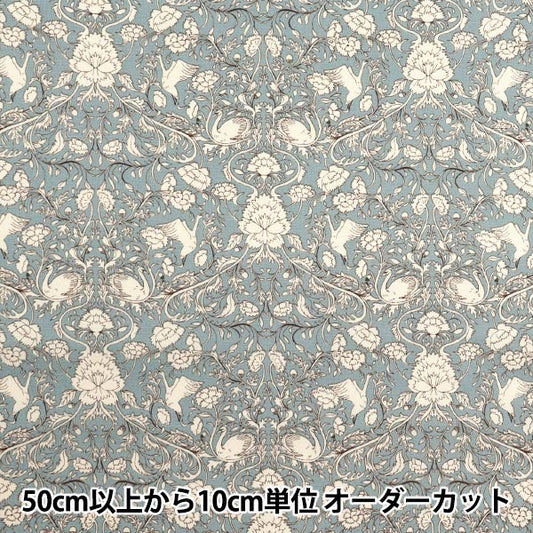 [5부터 시작하는 수량] 천・원단 "넓은" 꽃무늬 색소폰 KTS6955-B" 면 코바 야쉬 코튼코바야시 섬유