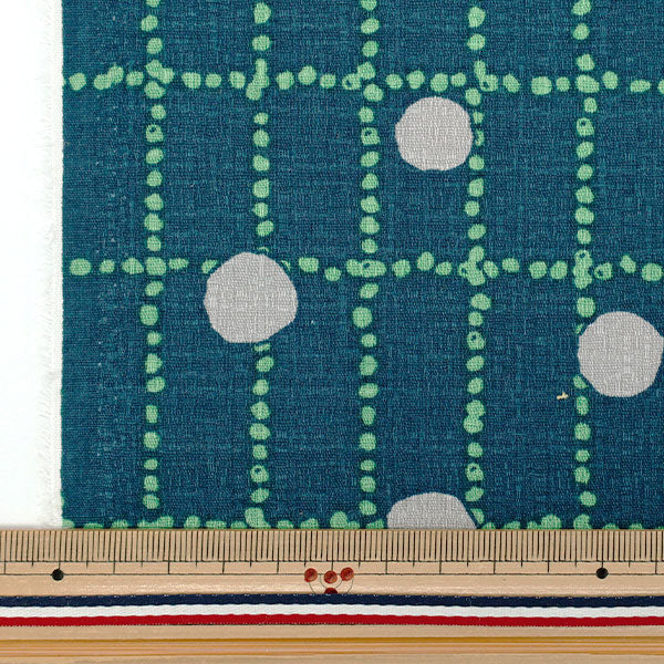 [Menge ab 5] Stoff "Le Department Cotton Buckingham Renetta Navy 142-1296-B3"